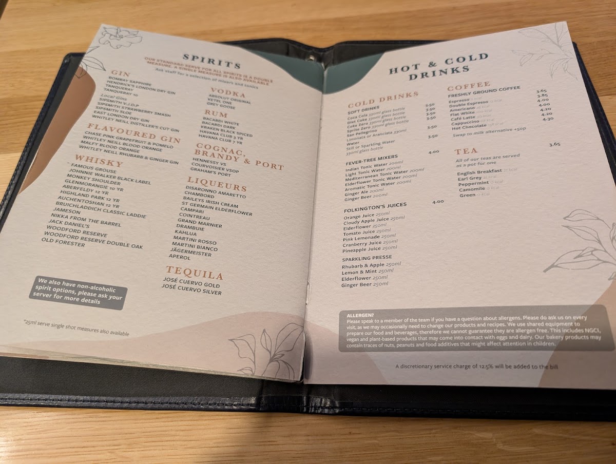 Juniper & Co Bar and Kitchen Photo Menu 2