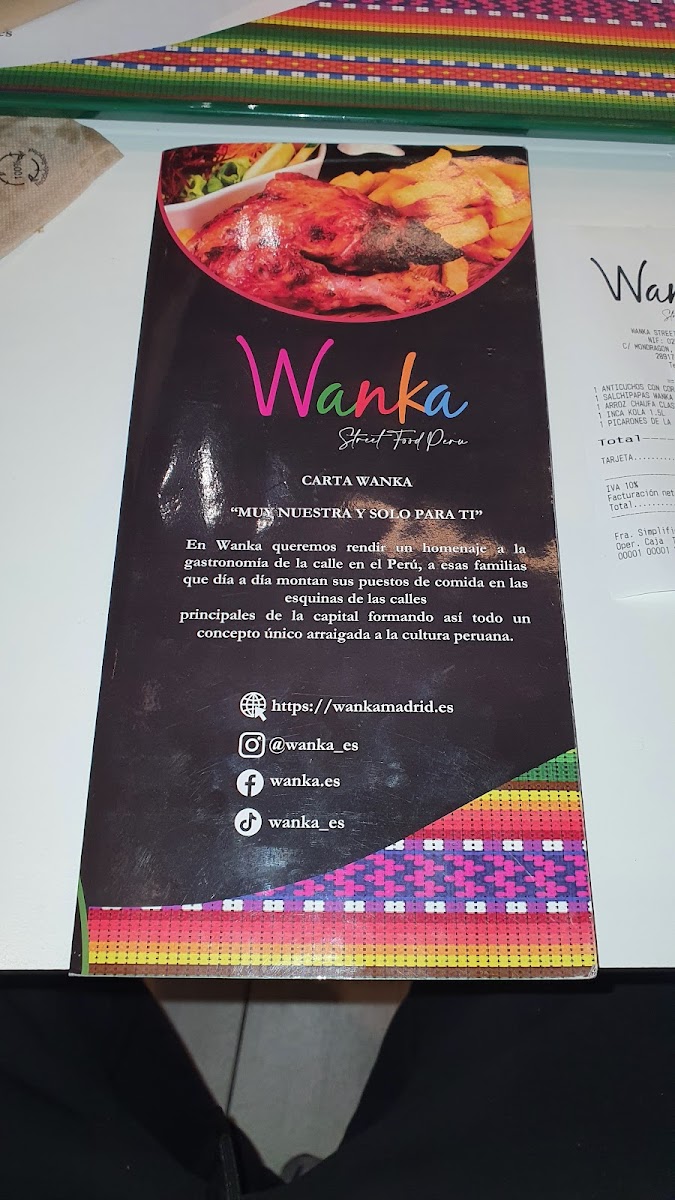 Restaurante Wanka Street Food Perú Photo Menu 10