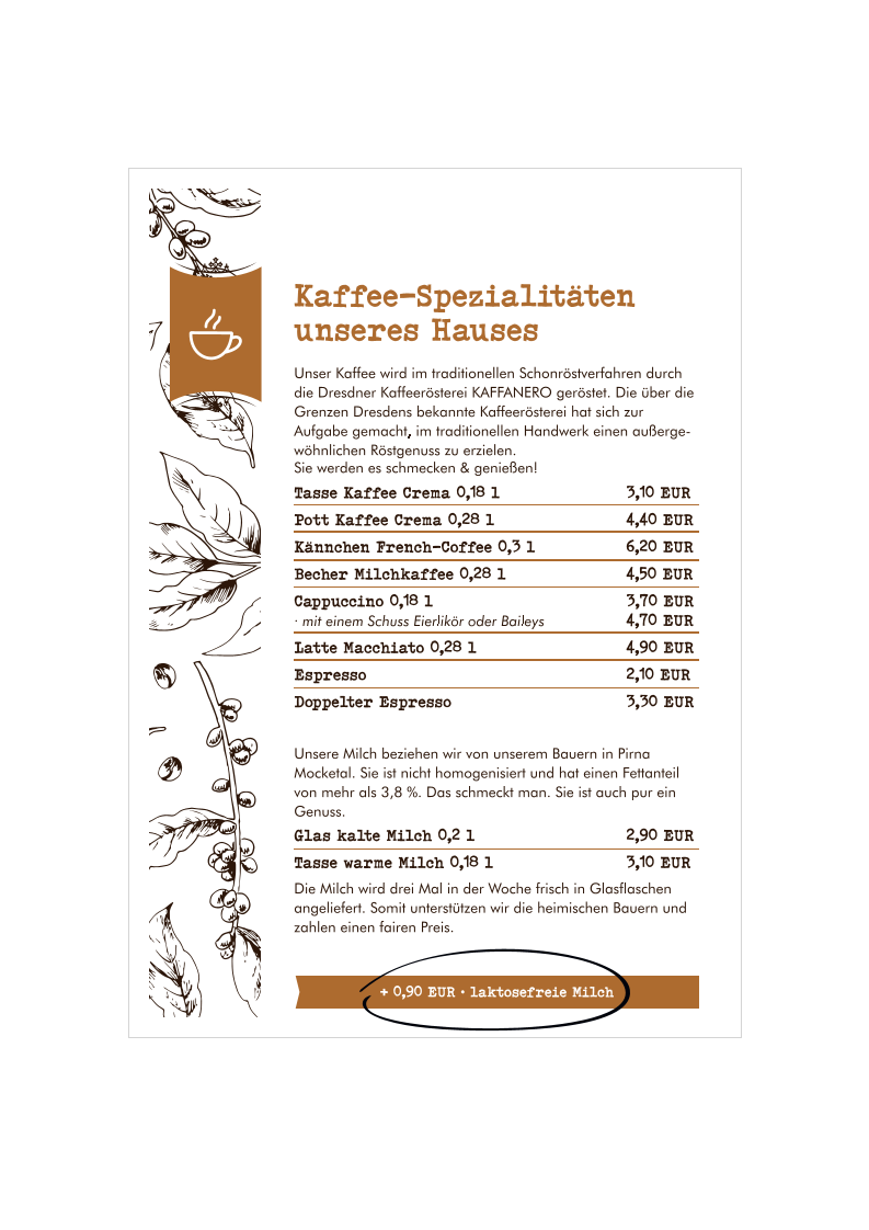 Eis-Marie Photo Menu 2