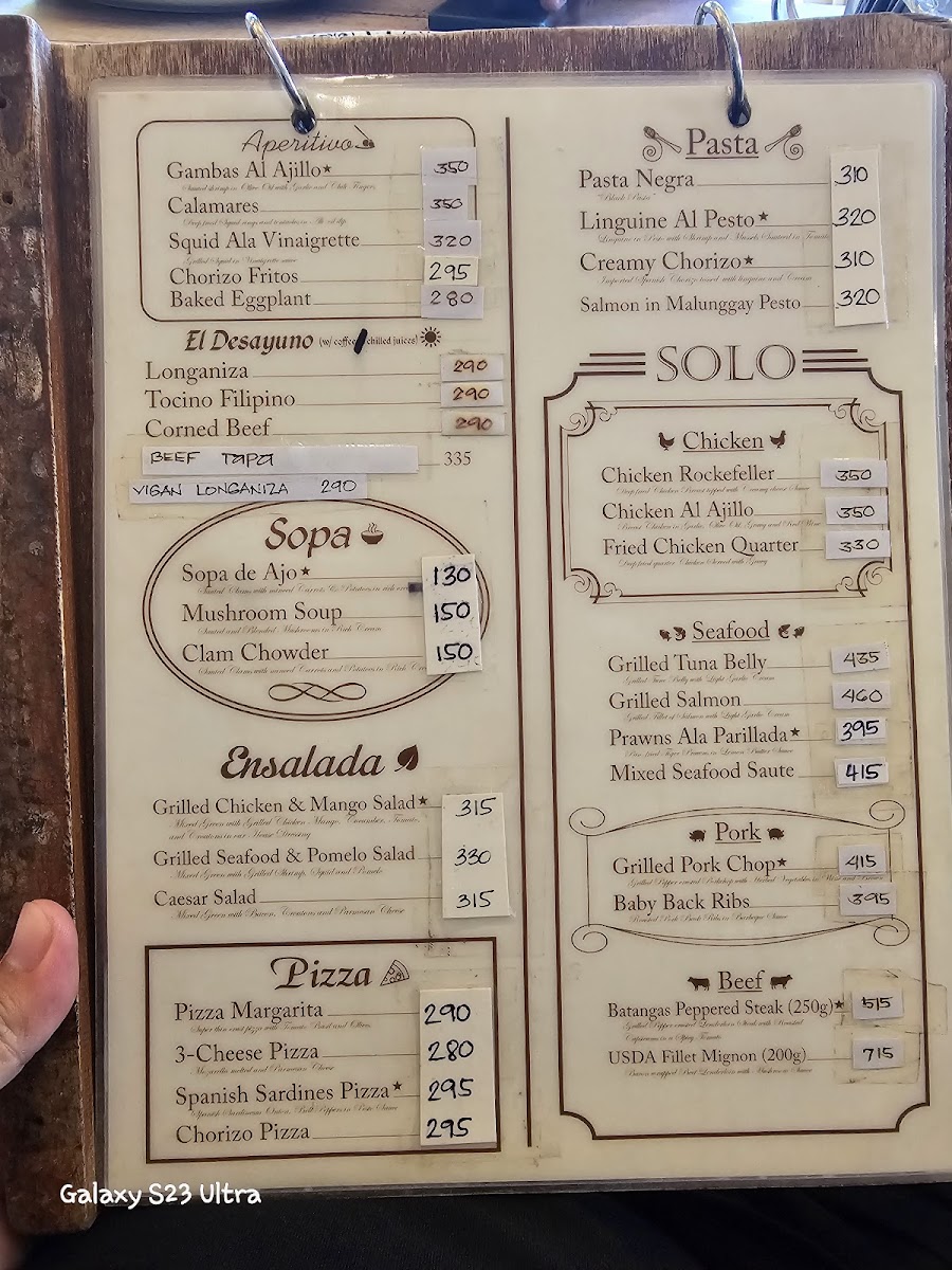 Rekados Cafe & Restorante Photo Menu 2