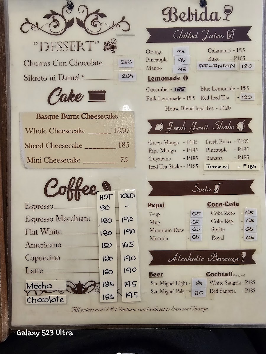 Rekados Cafe & Restorante Photo Menu 5