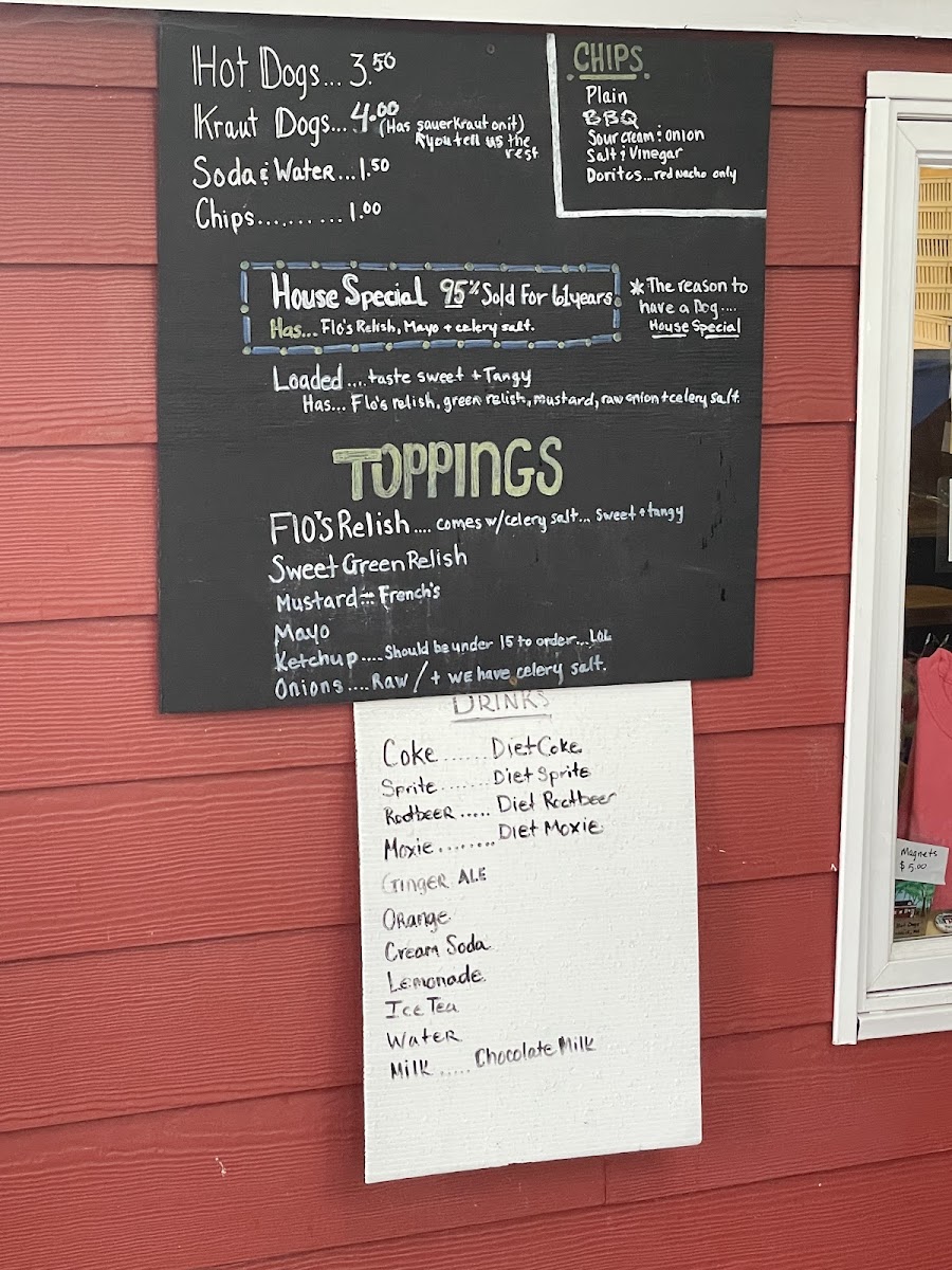 Flo's Hot Dogs Photo Menu 6