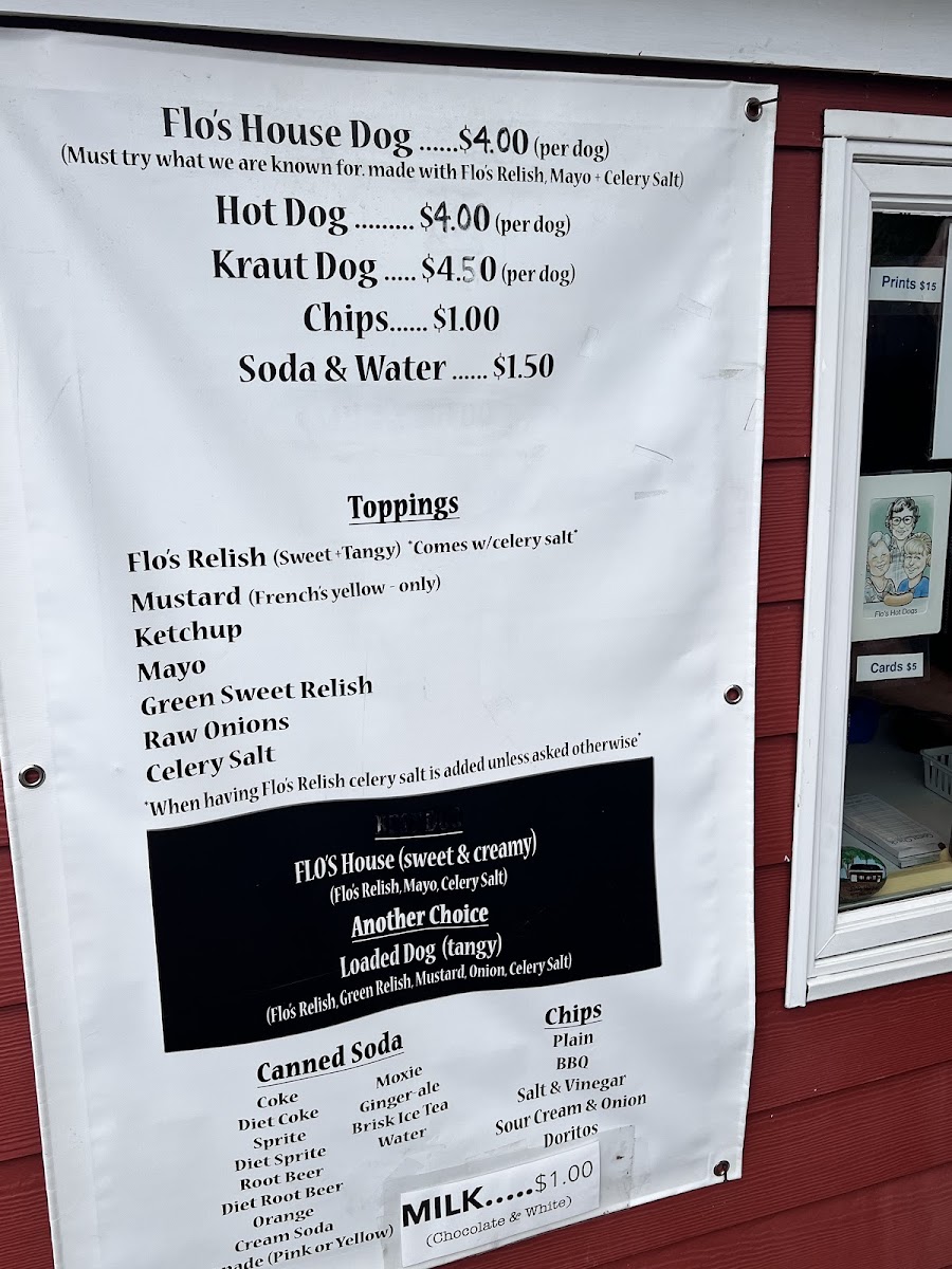 Flo's Hot Dogs Photo Menu 9