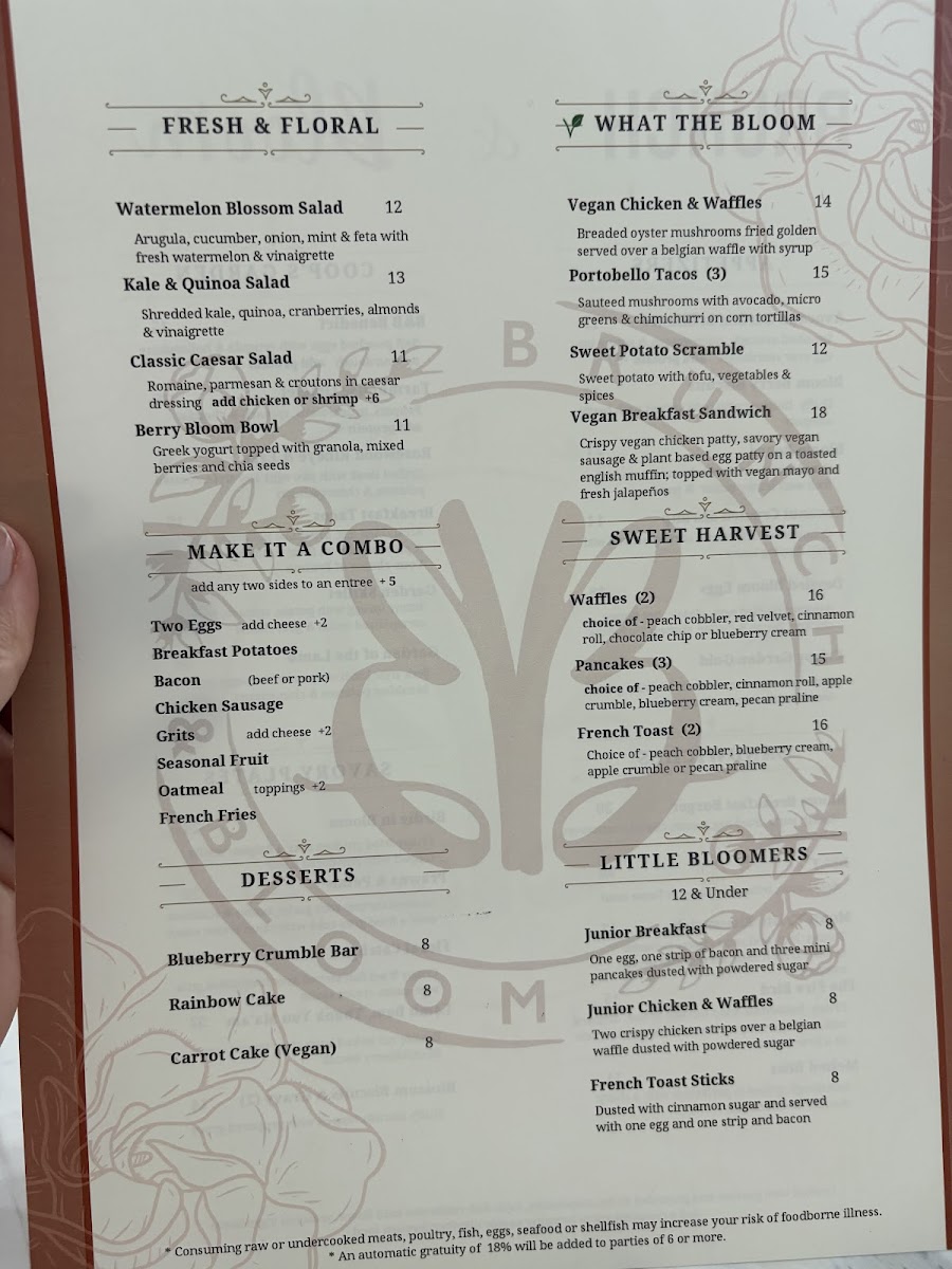 Brunch & Bloom Photo Menu 10