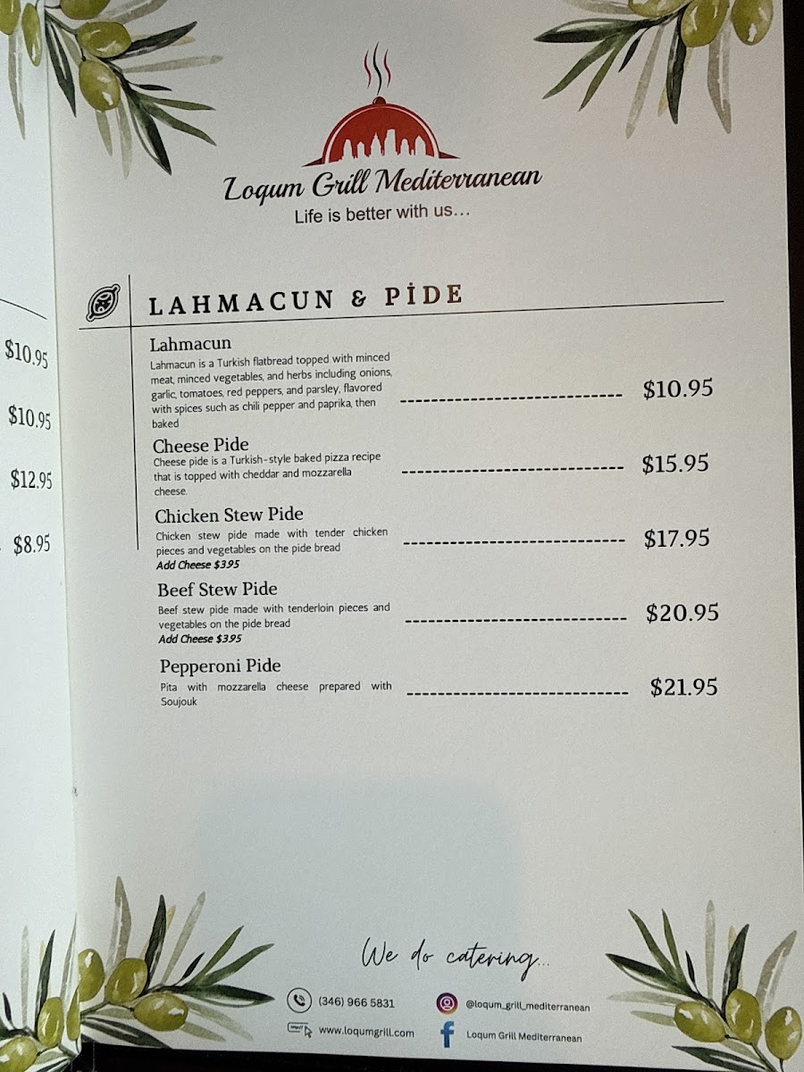 Loqum Grill Mediterranean Photo Menu 4