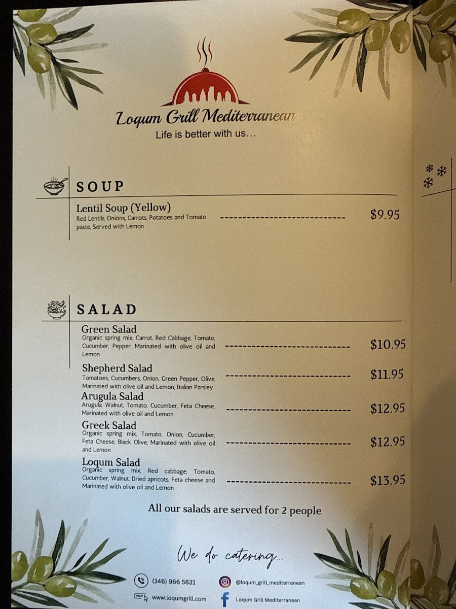 Loqum Grill Mediterranean Photo Menu 5