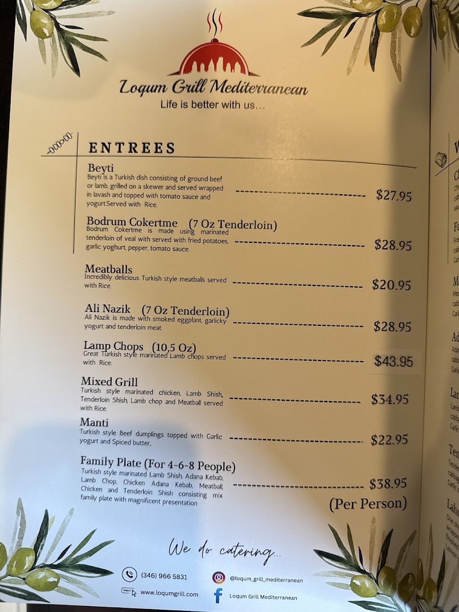 Loqum Grill Mediterranean Photo Menu 7