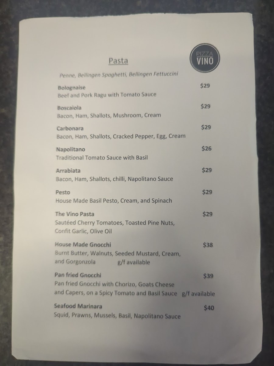 Pizza Vino Photo Menu 6