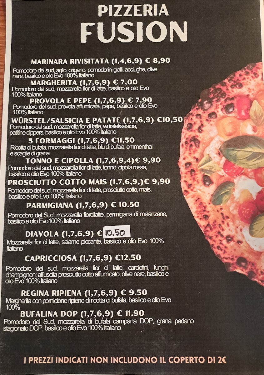 Pizzeria fusion Photo Menu 2