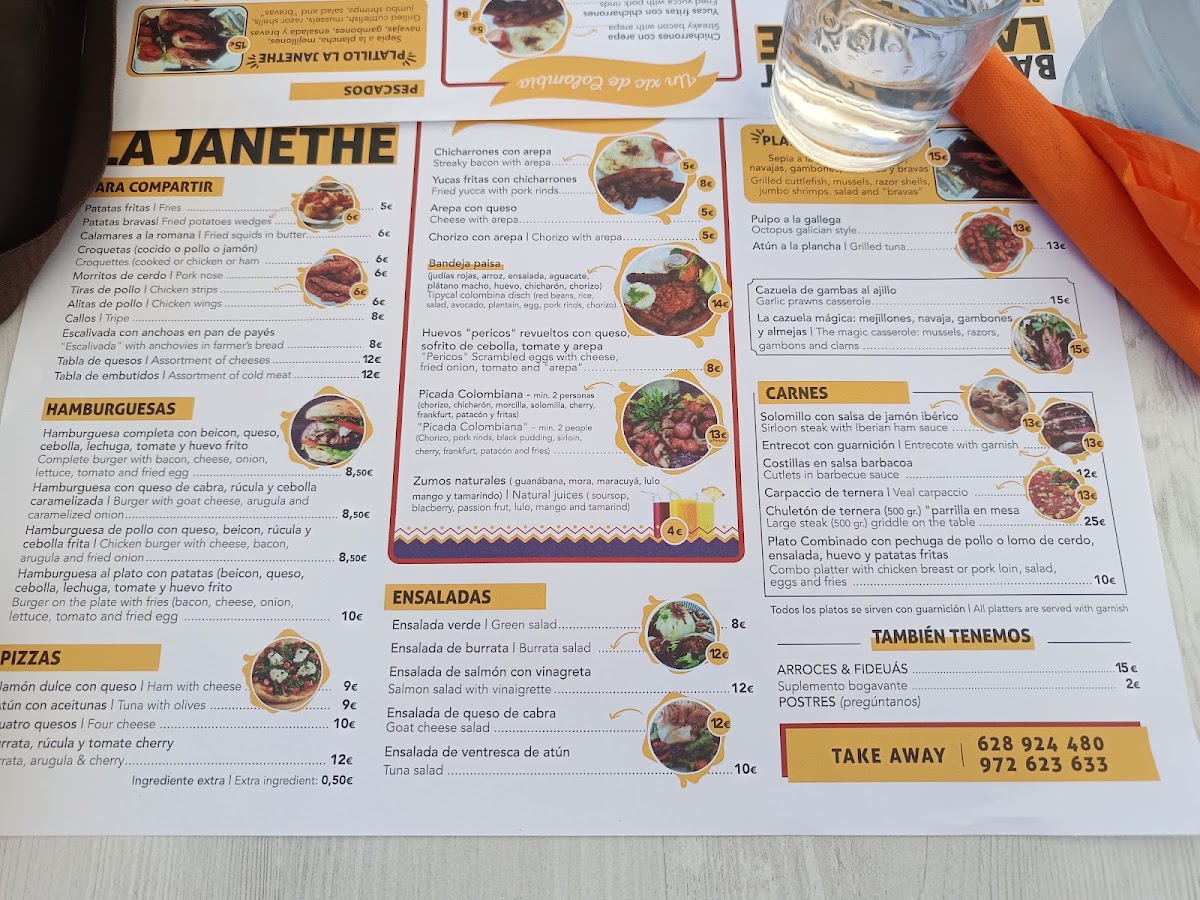 Bar Restaurant La Janethe Photo Menu 4