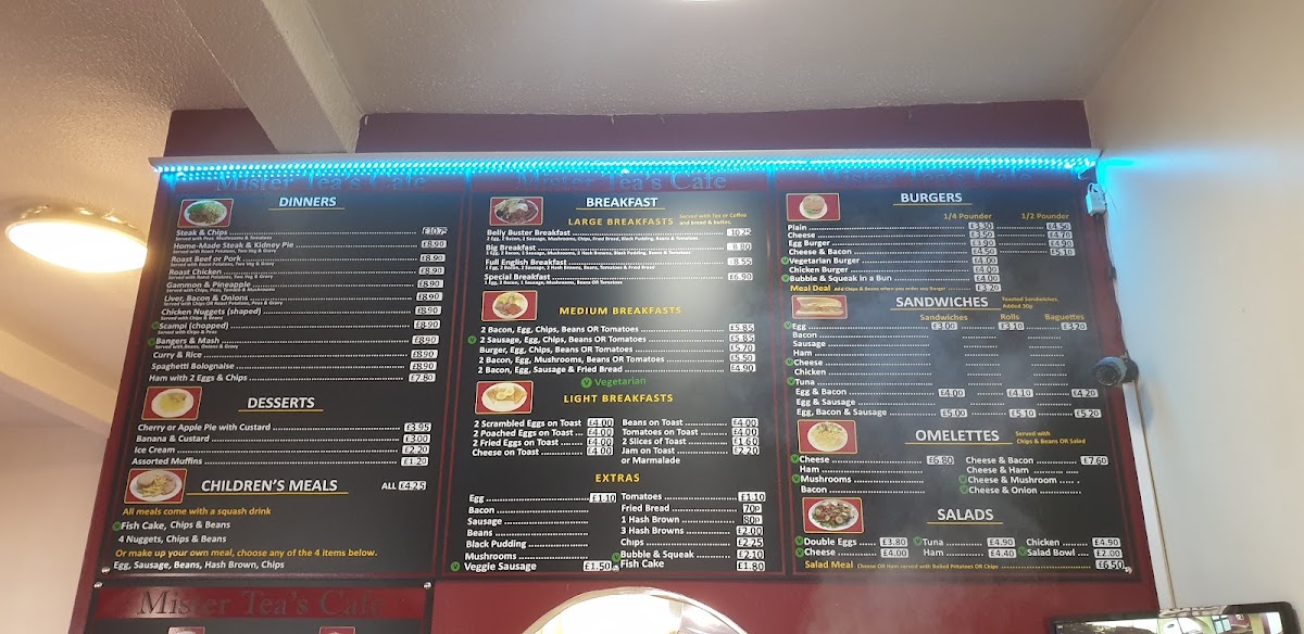 Mister Tea's Cafe Photo Menu 3