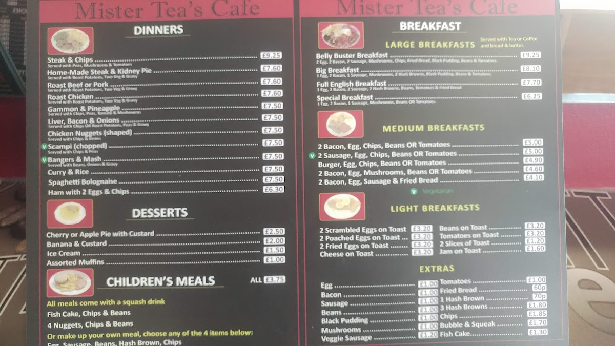 Mister Tea's Cafe Photo Menu 8
