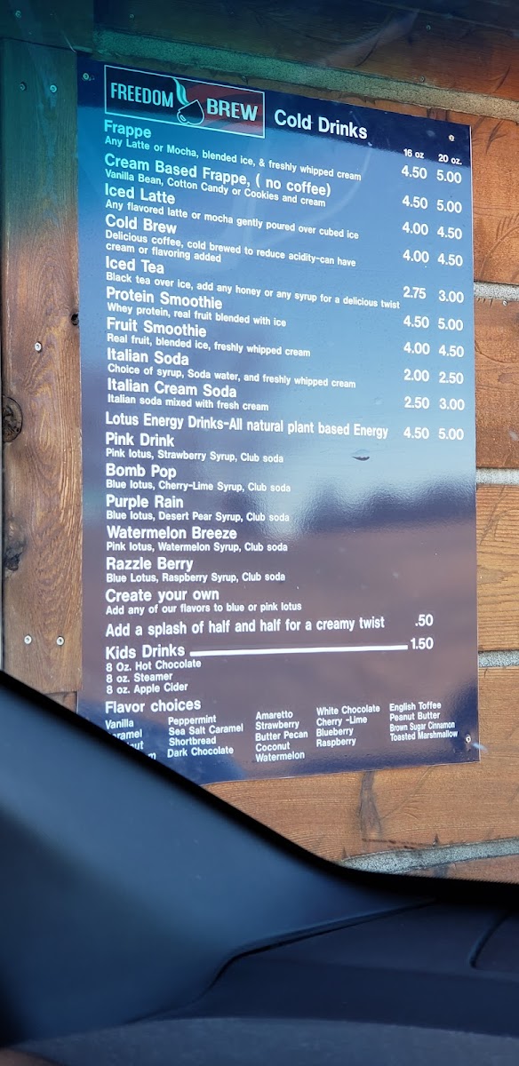 Freedom Brew, LLC Photo Menu 4