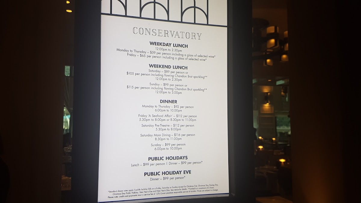 Conservatory Photo Menu 8