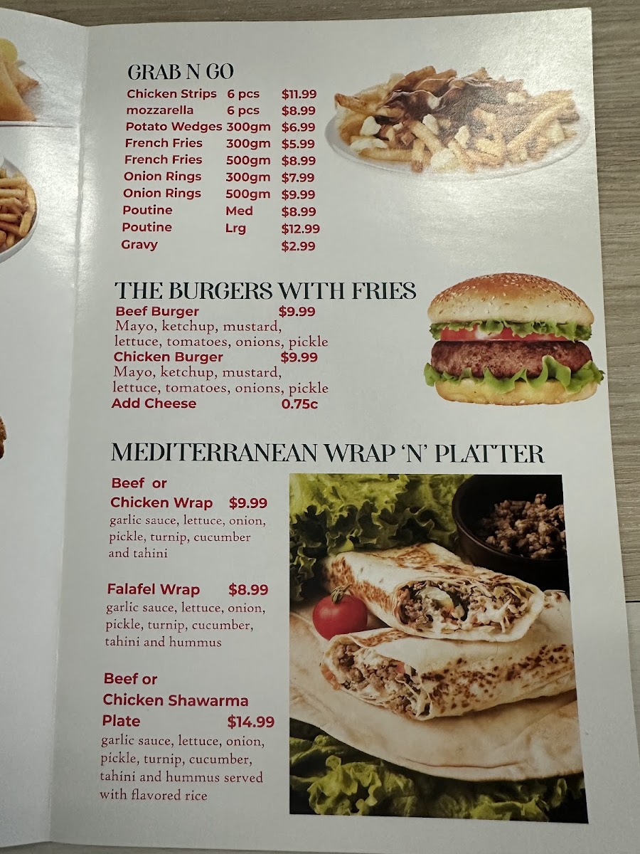 New Town Variety Plus Diner Photo Menu 2