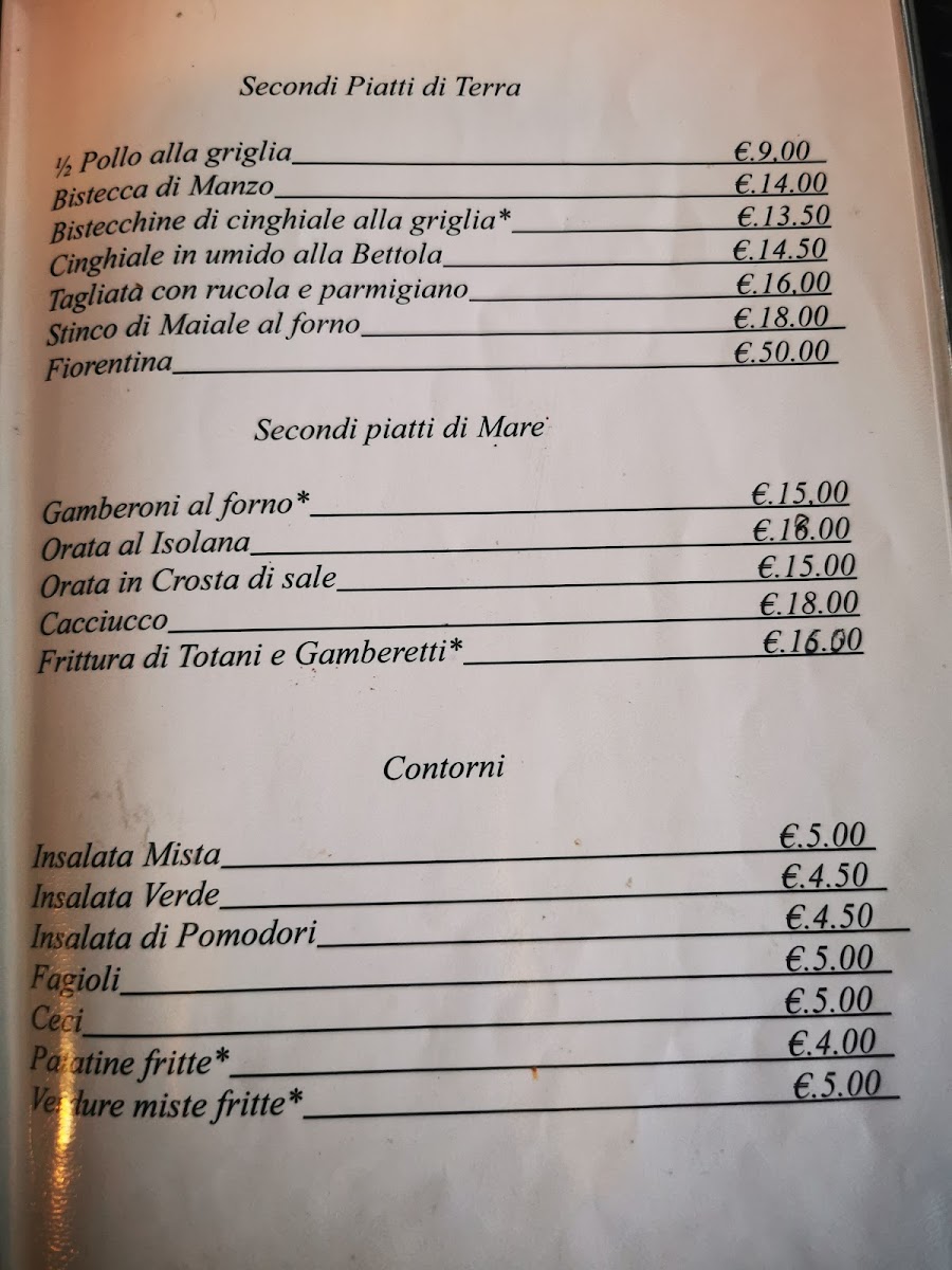 Ristorante Bar Pizzeria La Bettola Photo Menu 2