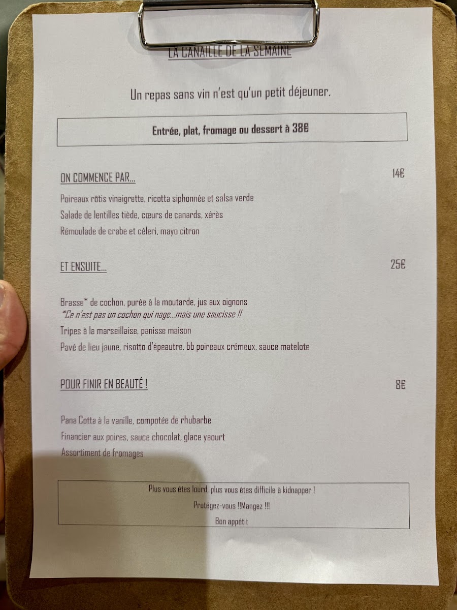 Le Bouchon Provençal Photo Menu 7