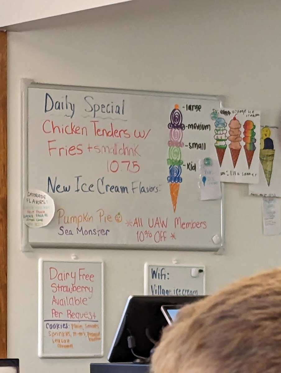 Village Ice Cream & Cafe Photo Menu 10