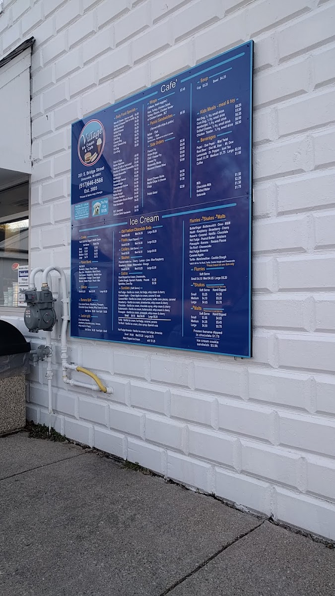 Village Ice Cream & Cafe Photo Menu 7