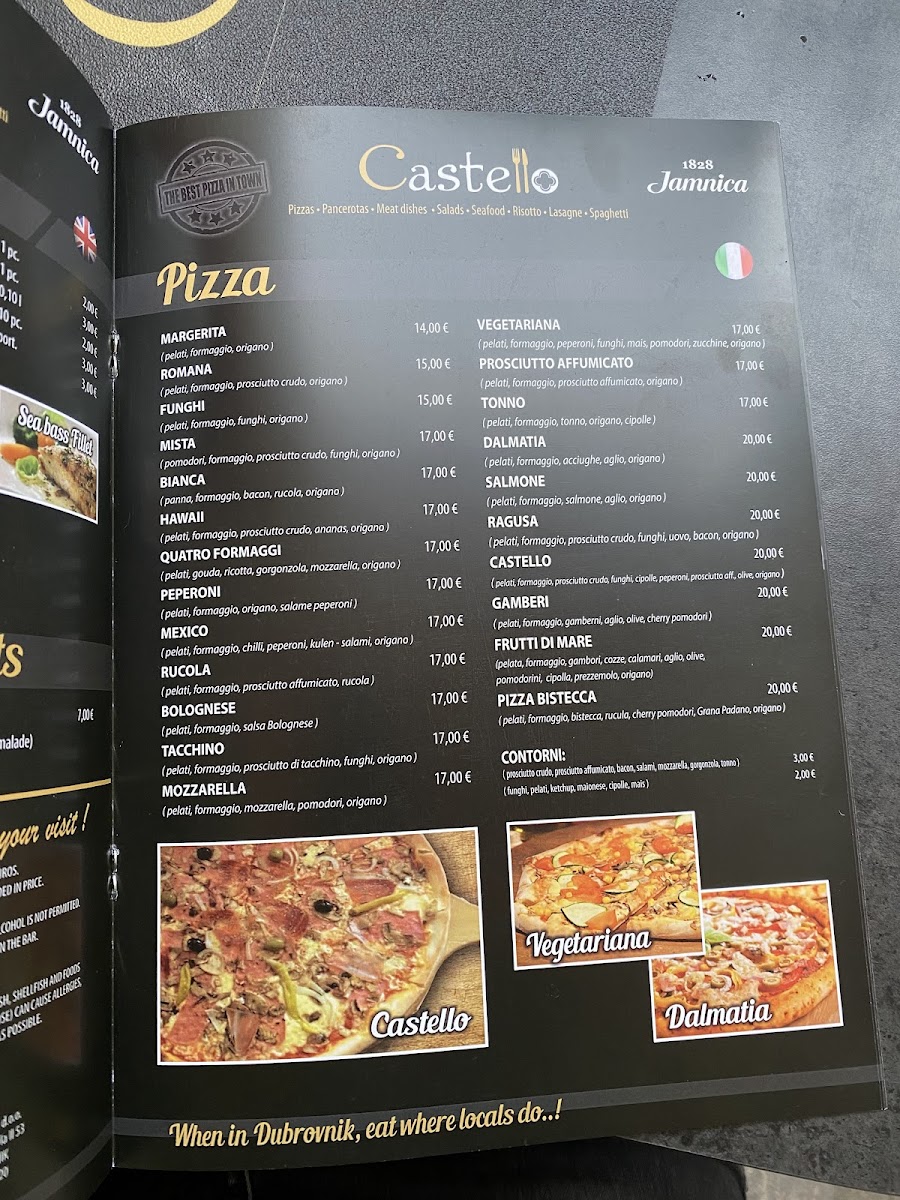 Castello mediteranean restaurant Photo Menu 10