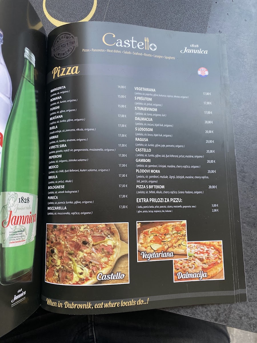 Castello mediteranean restaurant Photo Menu 6