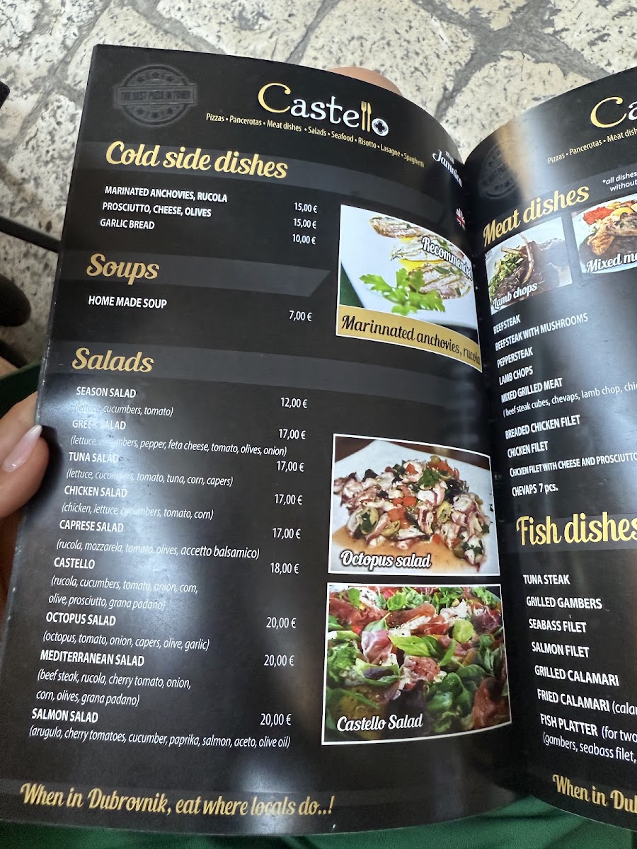 Castello mediteranean restaurant Photo Menu 7