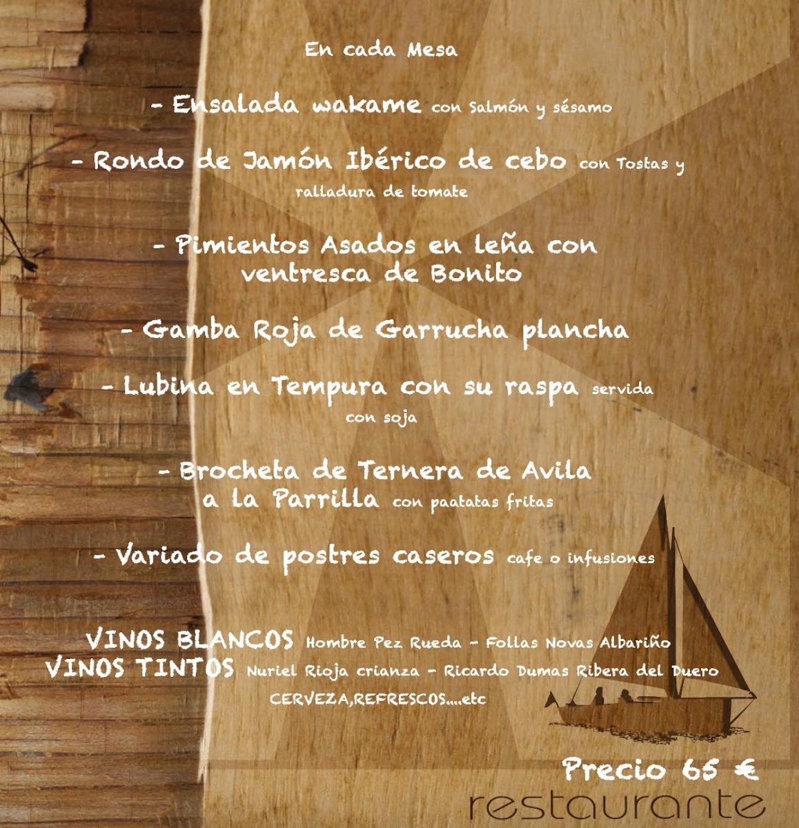 RESTAURANTE BODEGA Y MAR Photo Menu 3