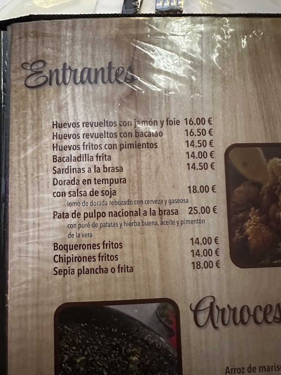 RESTAURANTE BODEGA Y MAR Photo Menu 7