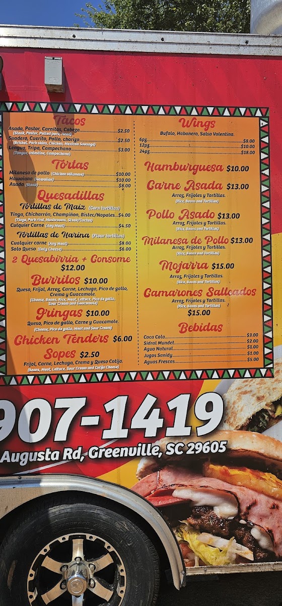 Taqueria simón LLC Photo Menu 1
