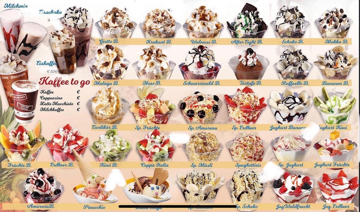 Eiskiosk Puro Gusto Photo Menu 1