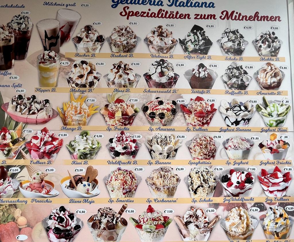 Eiskiosk Puro Gusto Photo Menu 2