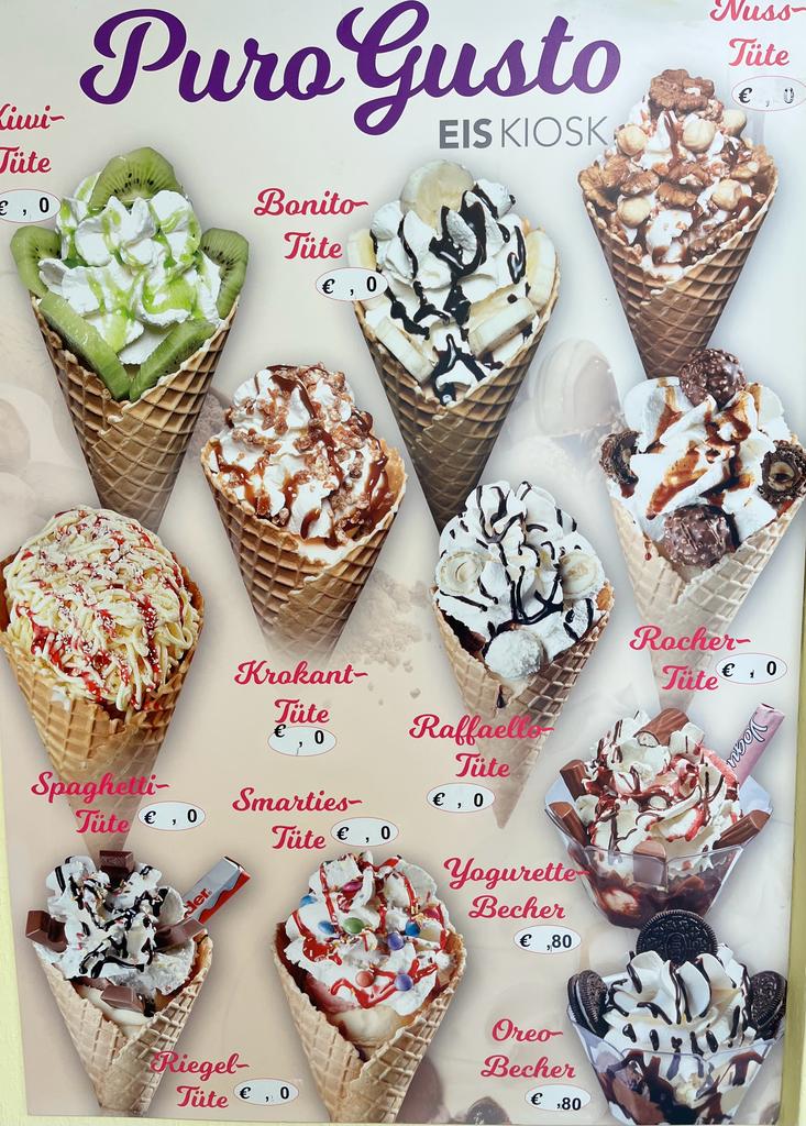 Eiskiosk Puro Gusto Photo Menu 3