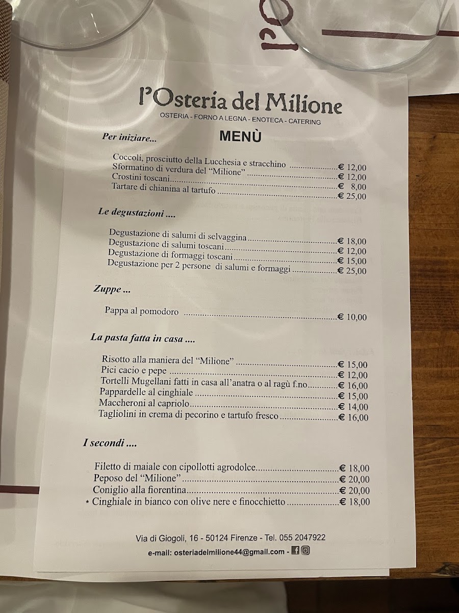 Osteria del Milione Photo Menu 4