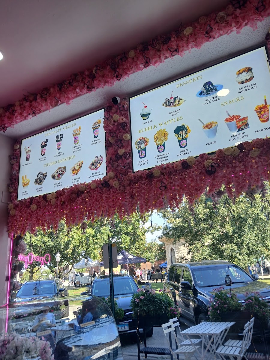 London Ice Cream Shop Photo Menu 8