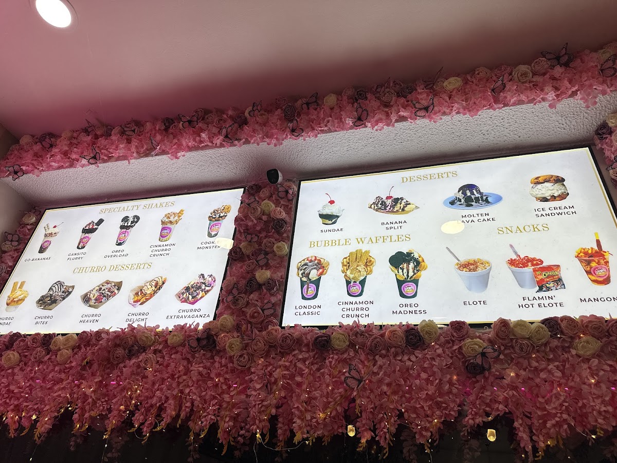 London Ice Cream Shop Photo Menu 9