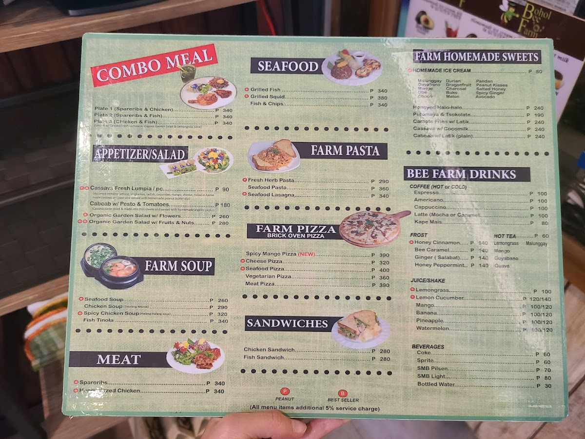 The Buzzz of Bohol Bee Farm Photo Menu 3