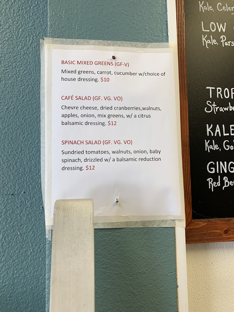 Julia's Juice Bar Photo Menu 6
