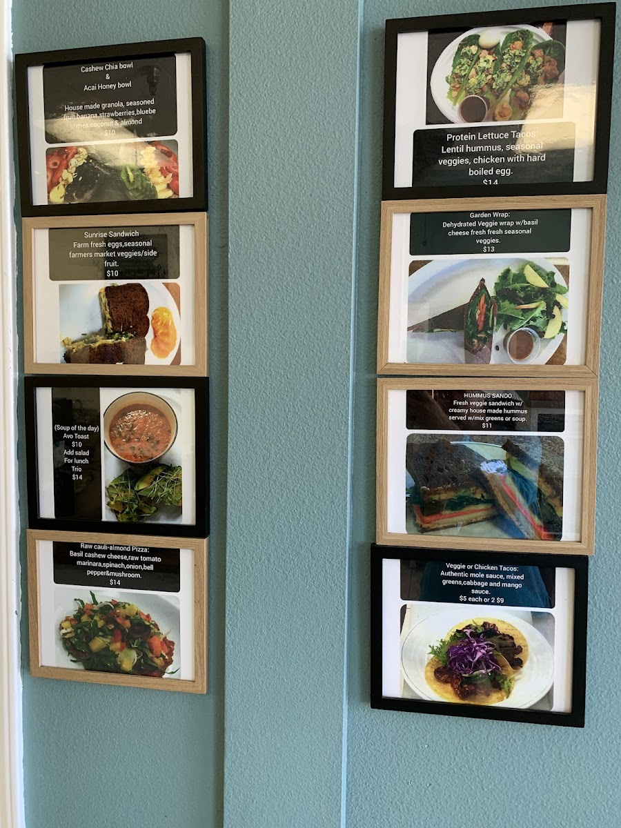 Julia's Juice Bar Photo Menu 7