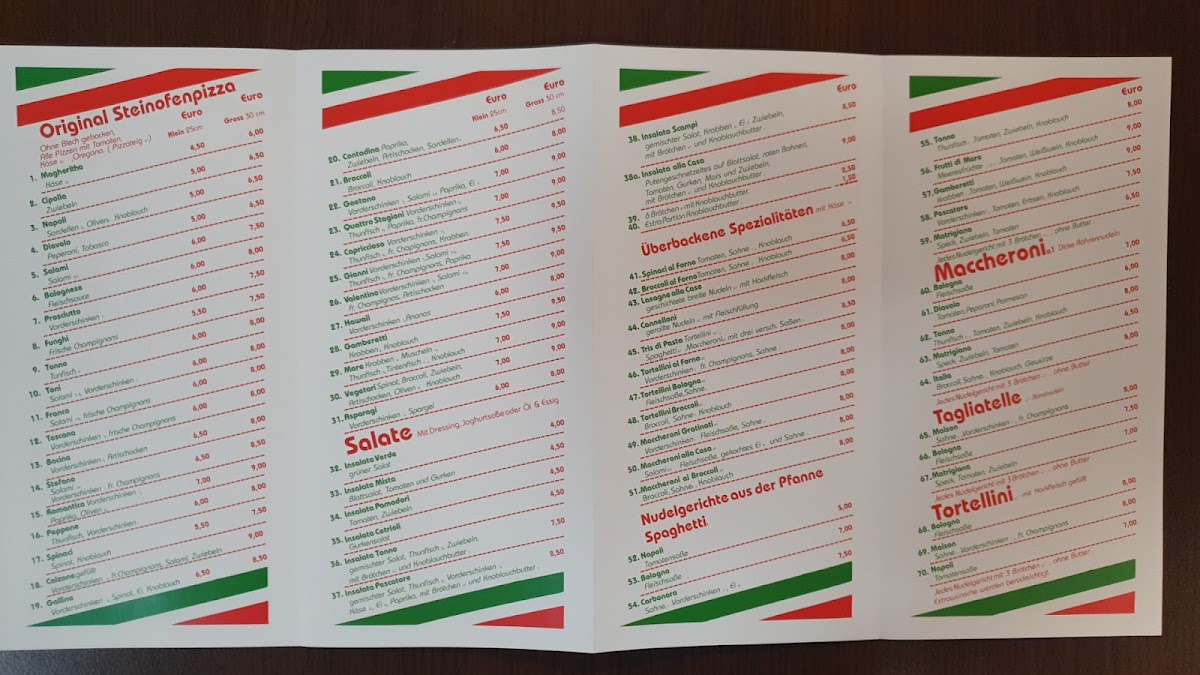 Pizzeria Pescatore Photo Menu 2