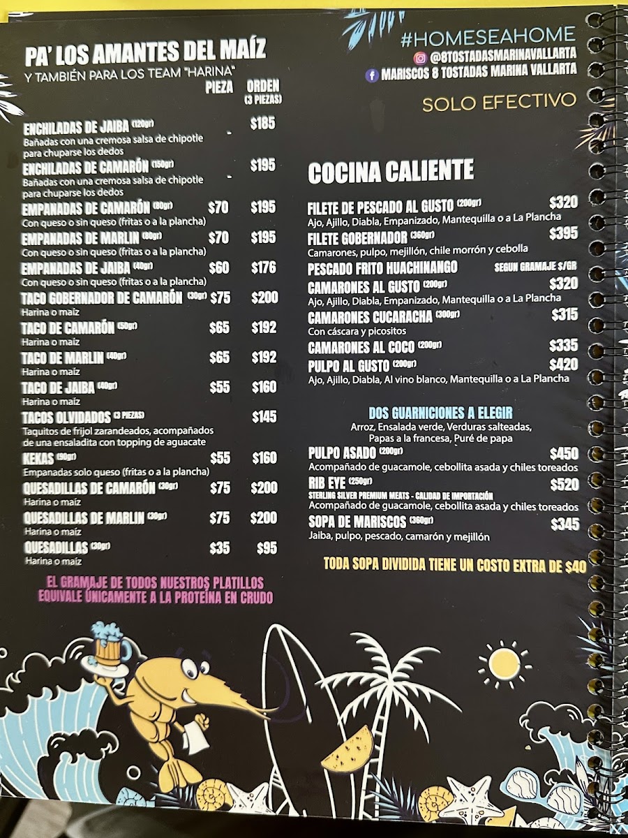 Mariscos 8 Tostadas Photo Menu 7