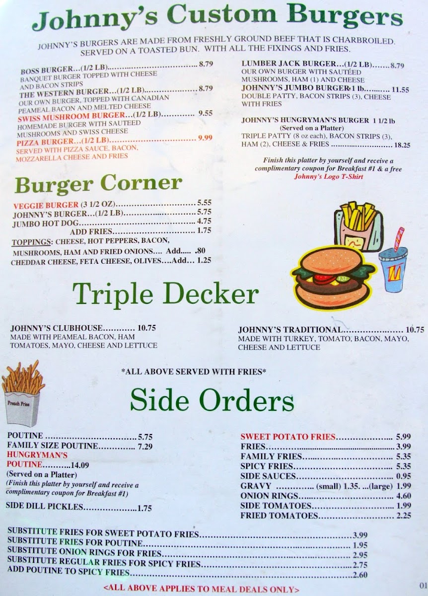 Johnny's Eatery Photo Menu 5