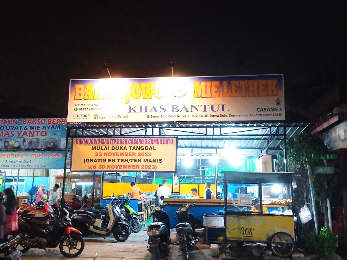 BAKMI JOWO & MIE LETHEK MANTEP ROSO CABANG 3