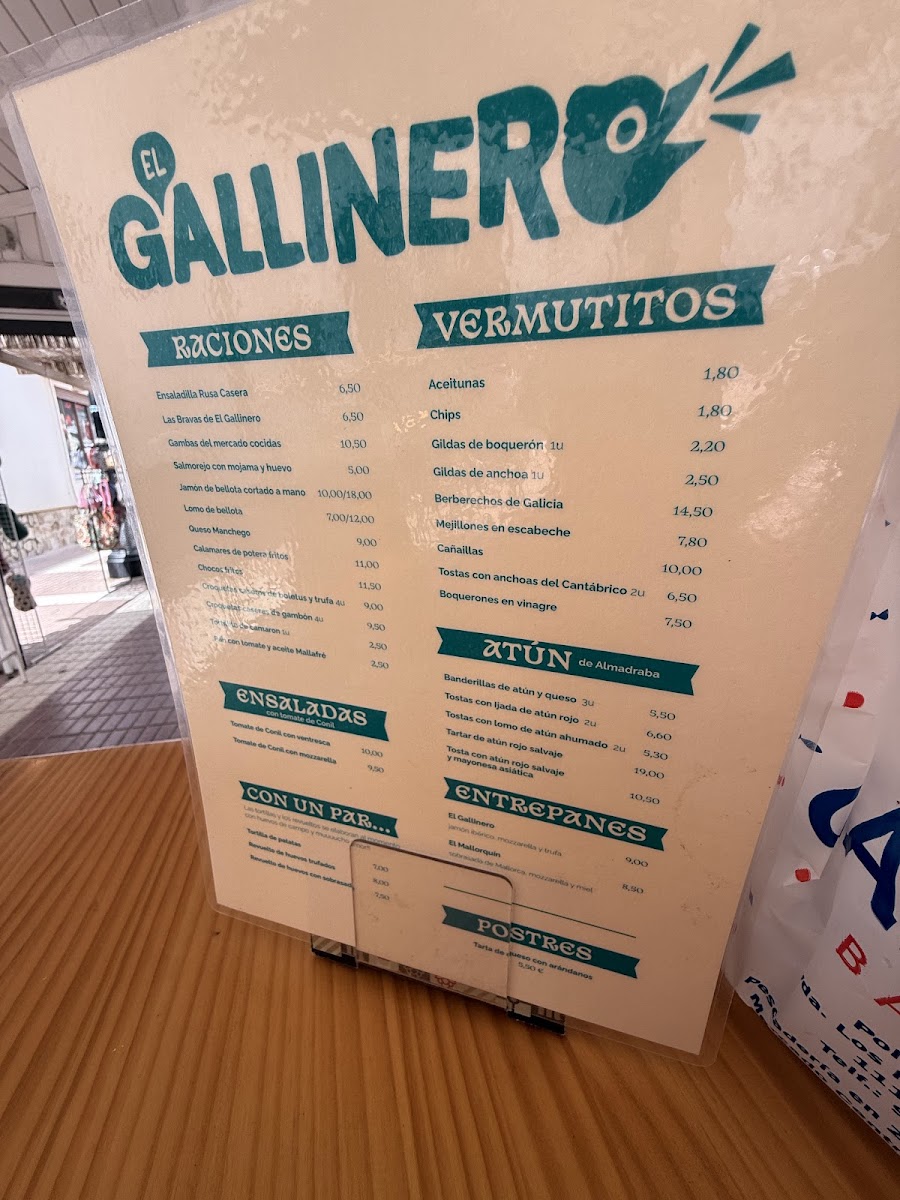 El Gallinero de Zahara Photo Menu 4