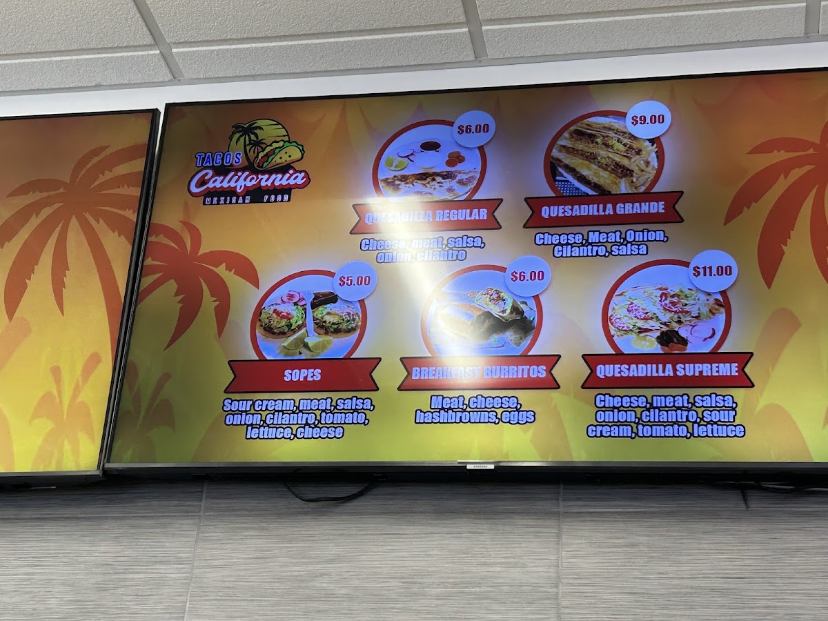 Tacos California (INSIDE GEORGE'S GAS N GRILL) Photo Menu 6