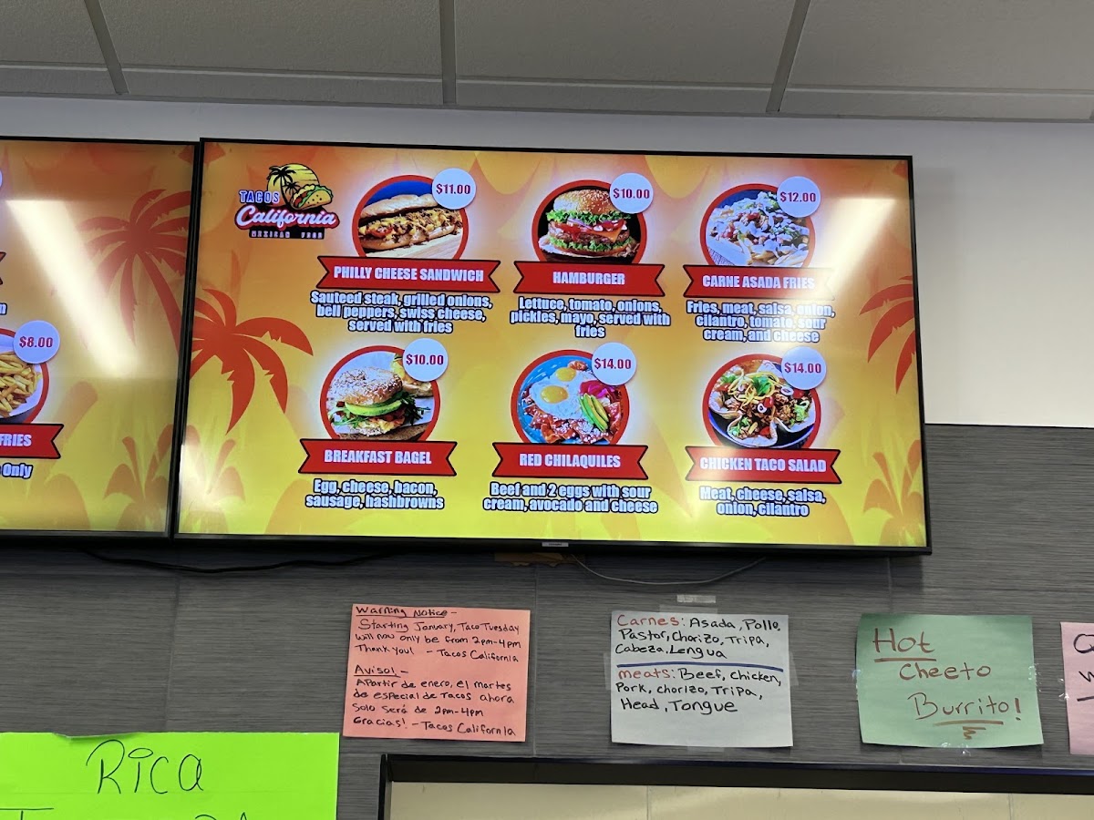 Tacos California (INSIDE GEORGE'S GAS N GRILL) Photo Menu 8