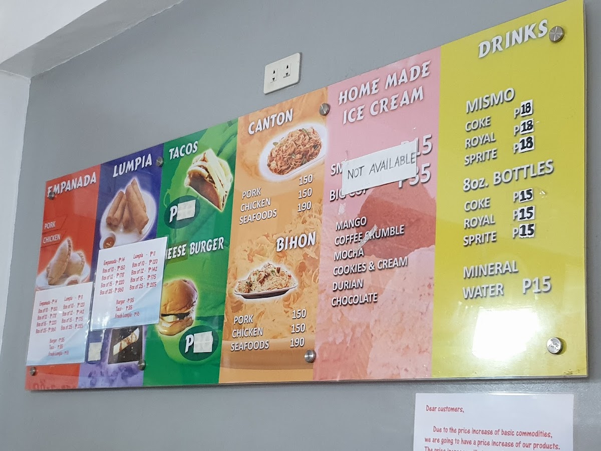Seaside Restaurant Photo Menu 4