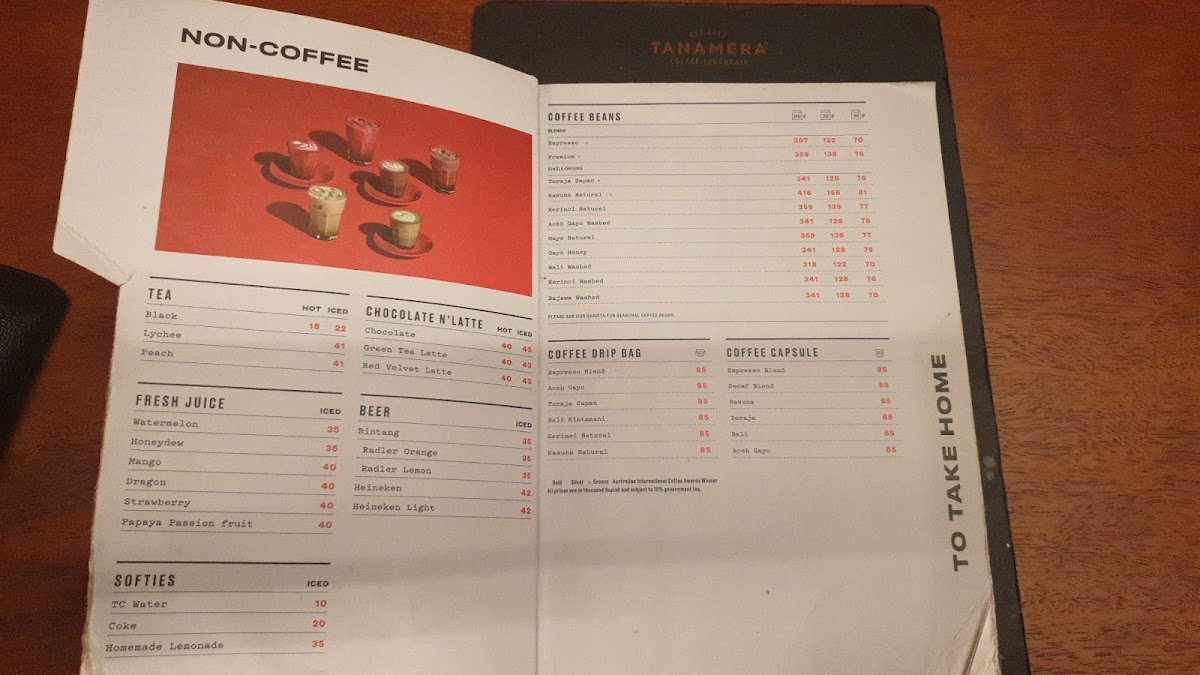 Tanamera Coffee Pettarani Business Centre Photo Menu 5