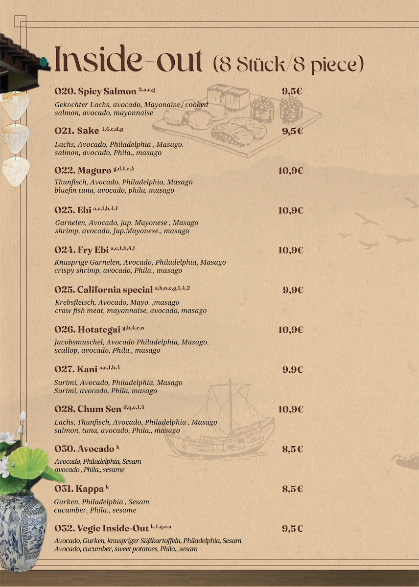 Chum Sen Restaurant Photo Menu 2