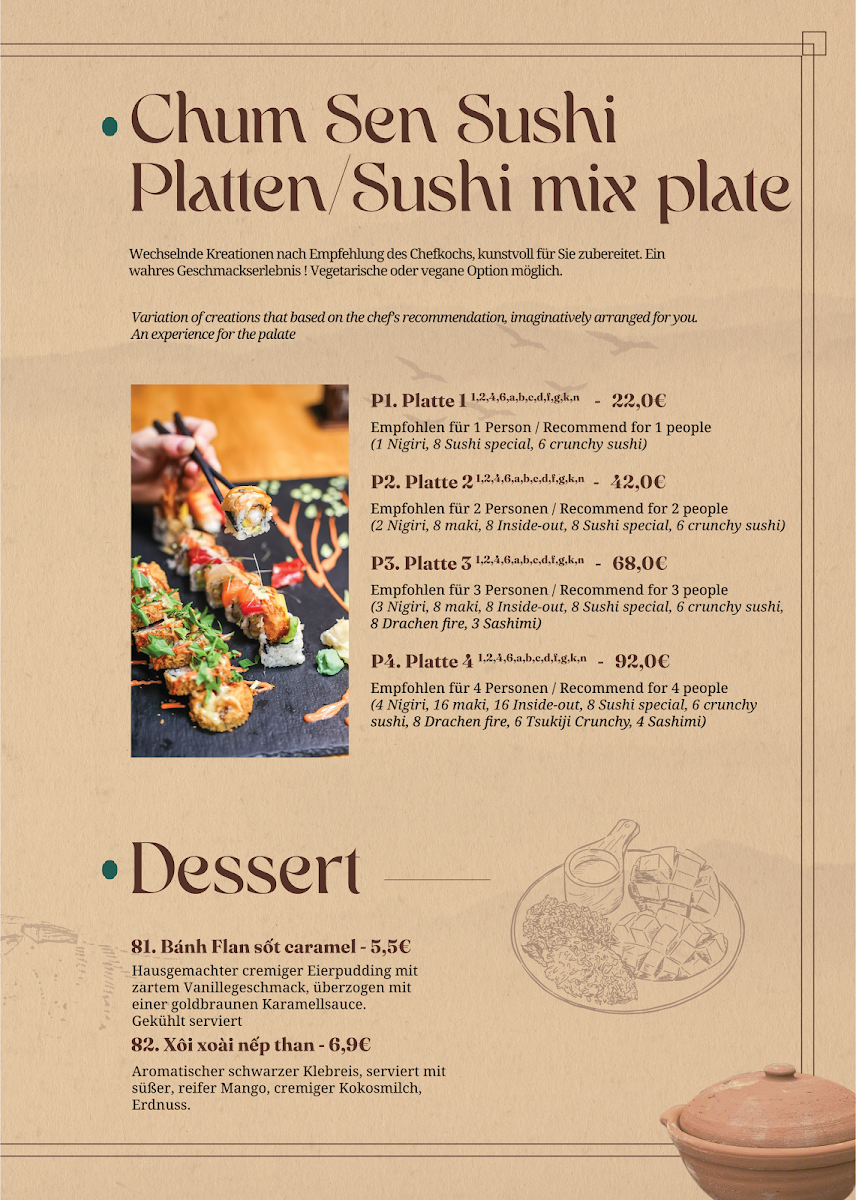 Chum Sen Restaurant Photo Menu 9