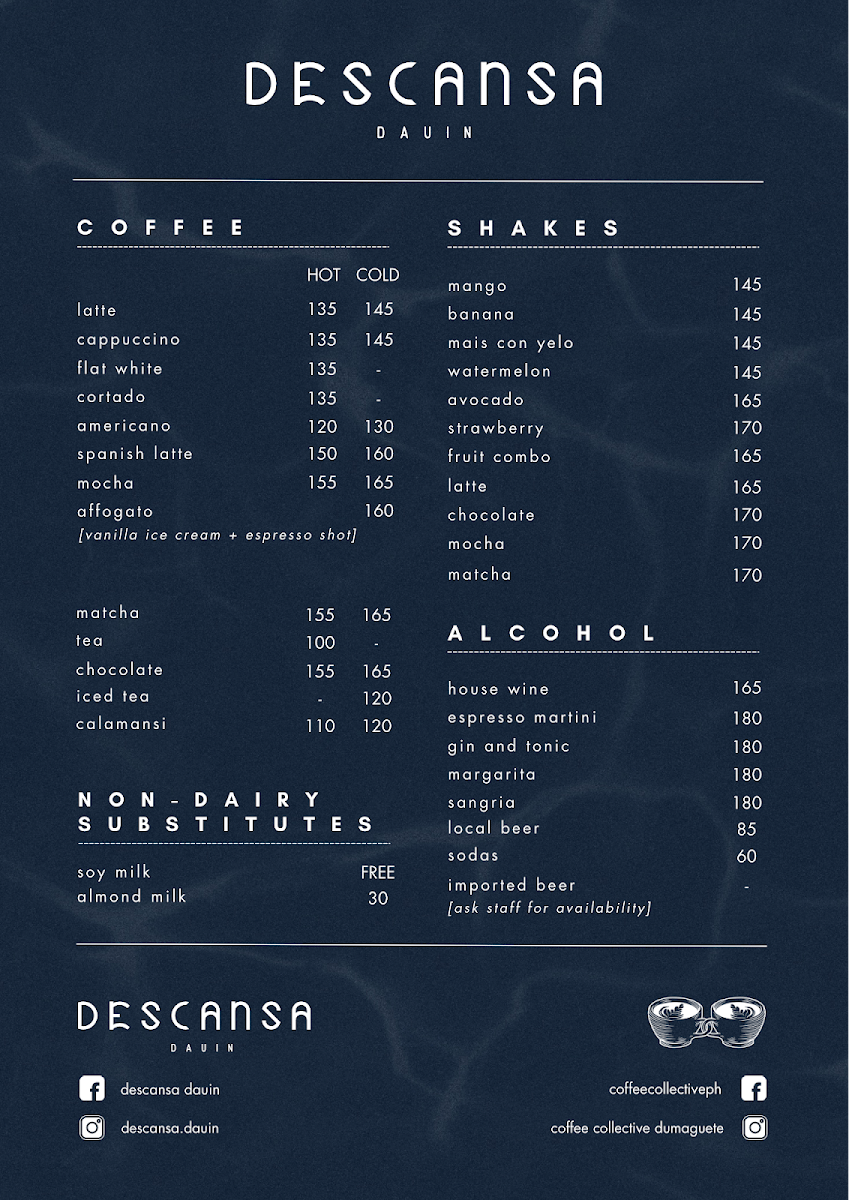 Descansa Photo Menu 2